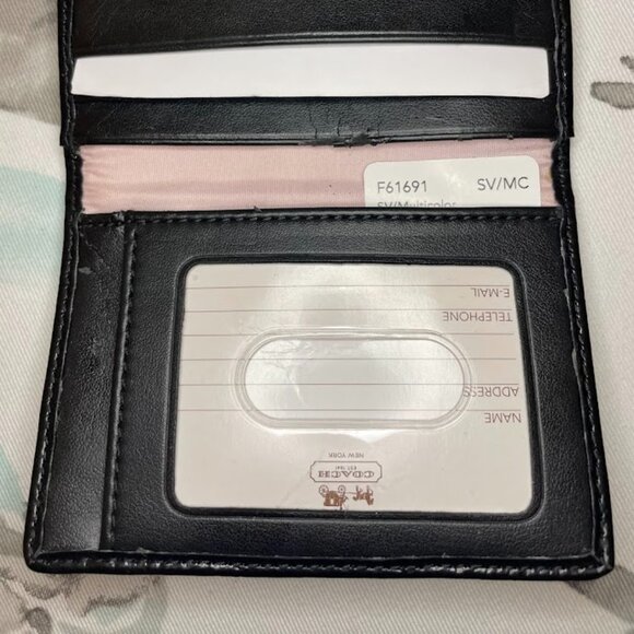 Coach Kyra Floral Poppy Wallet Card Case Bifold NWT - Picture 7 of 9